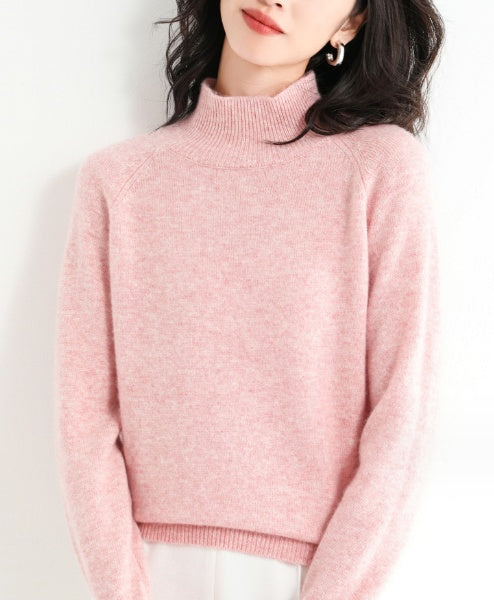 Camisola de malha grossa com gola alta – Zyva Store – foto 15