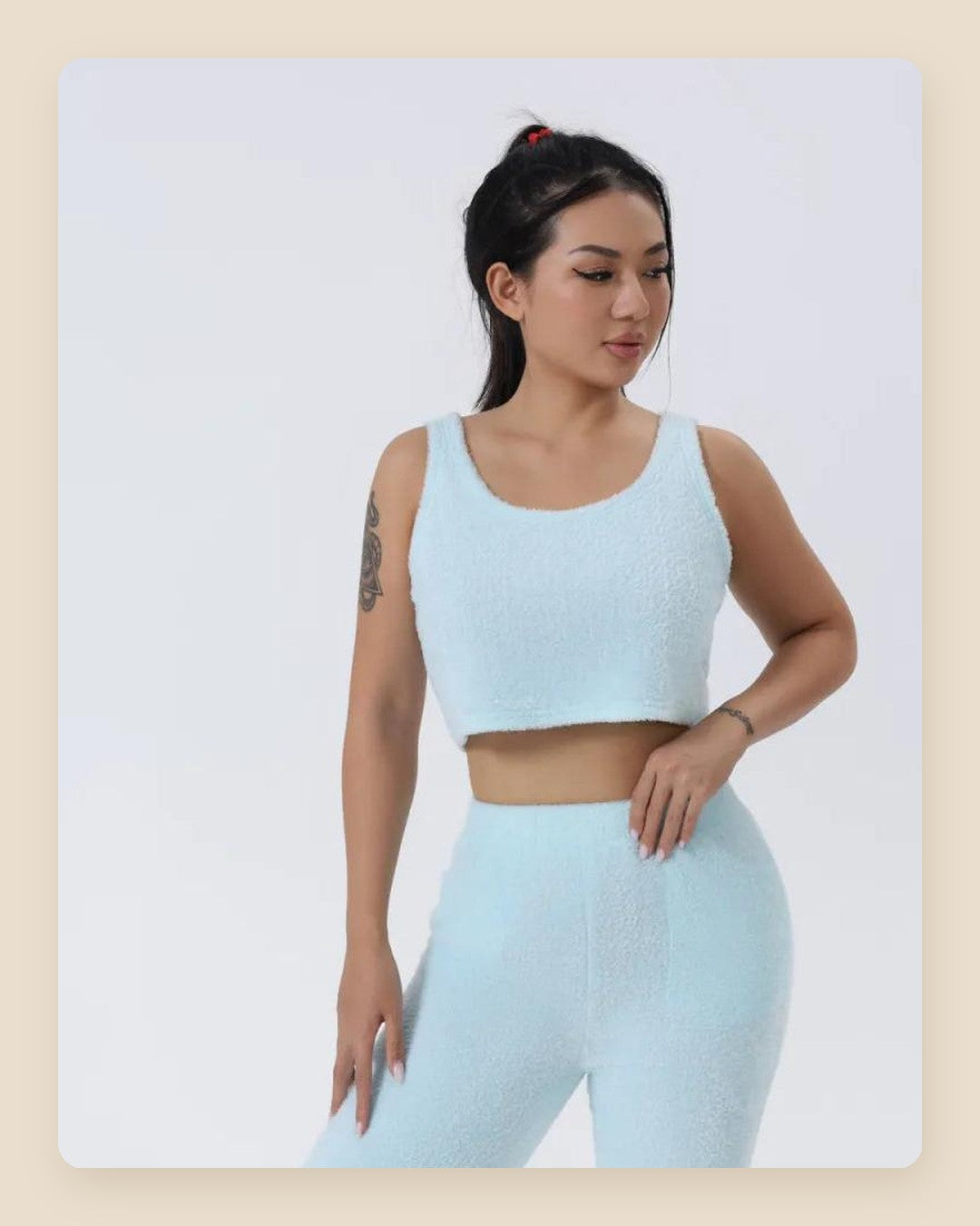 Conjunto loungewear azul claro – Zyva Store